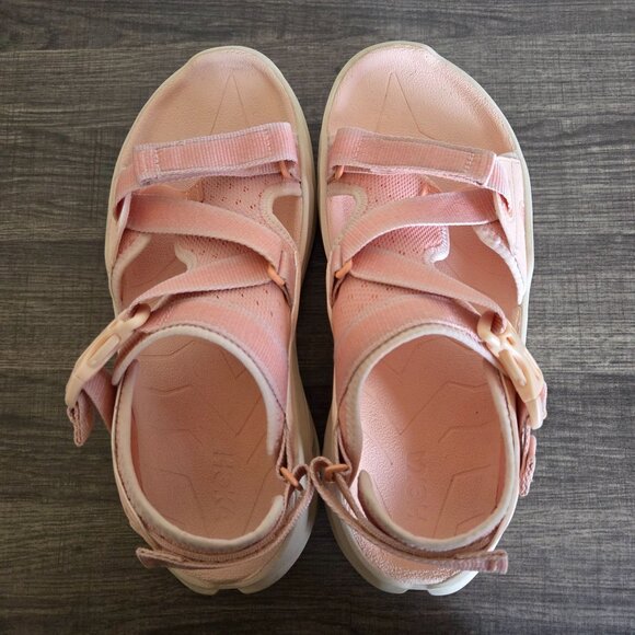 Hoka Infini Hike TC Sandals Dawn Light/Vanilla Size Women's 10B Sporty Outdoor - Picture 6 of 11